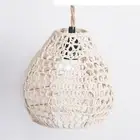 Boho Lamp Shade Ceiling Light Cover Woven Lights Cover for Hotel Indoor Dorm