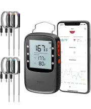 Govee Bluetooth Meat Thermometer Wireless Meat Thermometer for Smoker Oven Di...