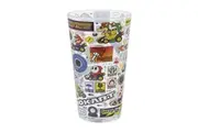 Paladone 400ml Mario Kart Glass Kids Children Gift Water Cocktail Drinking Cup