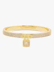 lock and spade pavé bangle