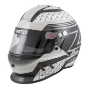 Zamp H775C15M, RZ-65D Helmet, Medium, Carbon Graphic, Snell SA2020