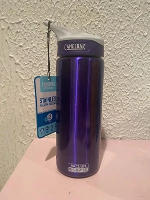 CamelBak Eddy Vacuum Insulated Stainless Steel Water Bottle, Iris - 20 oz