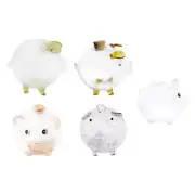 Glass Pig Piggy Bank Money Bank Cute Piggy Bank for Decor