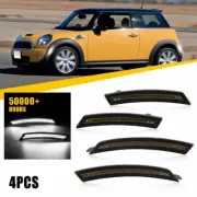 LH RH White Fender LED Side Marker Light For Mini Cooper R57 LCI Cabrio 2009-15 (for: Mini)