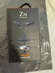 V-Moda ZN Wired In Ear Headphones Metal Black iPhone iPod ZN3B-Nero Zinc
