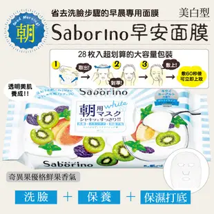 【BCL】Saborino 早安/晚安面膜