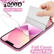 HYDROGEL Screen Protector for Apple iPhone X XS XR 11 12 13 14 15 Pro Max