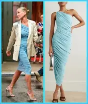 NORMA KAMALI ~ ‘Diana’ Dress Gown / AJLT / Sex & The City as worn By SJParker