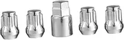 Parliky 4Pcs Locking Wheel Nuts with Socket Tapered Seat Theft Design for Car Security Durable Wheel Lock Nut for Vehicle Protection