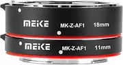 Meike MK-Z-AF1 Metal Auto Focus Macro Extension Tube Set (11 mm + 18 mm) Compatible with Nikon Z5 Z6 Z6II Z7 Z7II Z50