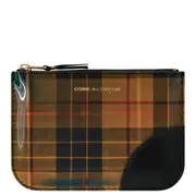 [COMME des GARCONS WALLET] 光柵格子袋