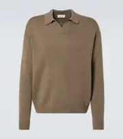 [Frame] Frame Wool and silk polo sweater AU 87 brown