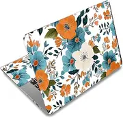 SUPERDANT Laptop Notebook Skin Sticker Laptop Protection Notebook Art Protection Universal Reusable Personalised Notebooks Art Sticker Suitable for 12-15.6 Inch Abstract Flowers