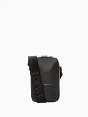 Vertical messenger bag One size black