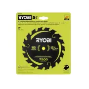 5-1/2 In. 18t Thin Kerf Carbide Circular Saw Blade | Ryobi Teeth Thin Kerf best