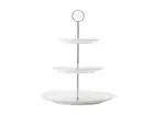 Maxwell & Williams White Basics Diamonds 3-Tier Cake Stand Gift Boxed