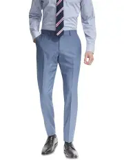 [Oxford] Hopkins Wool Suit Pants in Blue
