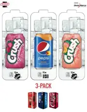 (3) Royal Vendors Chameleon Label - Pepsi Mango - Crush Strawberry - Crush Peach