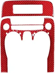 WGQGQ Interior Central Control Screen Trim Sticker,Fit For Chevrolet, Camaro 2010-2015 Carbon Fiber Car Air Conditioning Switch Panel Air Outlet Decorative Stickers(J2)