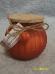 Aroma Villa Pumpkin Patch Scented Candle 7 Oz. Thanksgiving Halloween New No Box