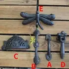Cast Iron Antique Gate Barn Shed Push Pull Door Handle Cupboard Garden Home New