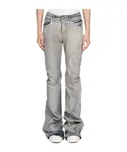 Rick Owens DRKSHDW Bias Bootcut Pants 25 Gray