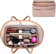 Syhnkzj Purse Organizer Insert - Detachable Handbag Insert With 13 Pockets, Softened Felt Cosmetic Organizer, Large Capacity Travel Bag for Girls