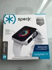 Speck Candyshell Fit Smart Watch Case Apple Watch 38mm White Black New