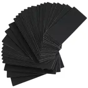 24 Pieces Fingerboard Foam Grip Tape Adhesive Foam Tape Black Non Slip Foam8809