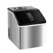 NNEDSZ 3.2L Portable Ice Cube Maker Cold Commercial Machine Stainless Steel