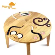 Kids Wooden Animal Tails Table