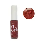 Lechat CM Nail Art Polish Lacquer Enamel Color Madnic NA21 Red Glitter 9.5ml