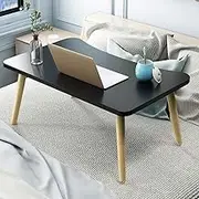 Wooden Laptop Bed Table,Sofa Stand with Large Desktop,Suitable for Living Room,Bedroom and Office,Rectangle-White