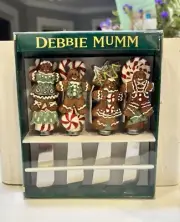 Debbie Mumm 4- Ceramic Gingerbread Spreaders with Stainless Steel Blades