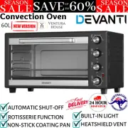 Portable Convection Oven Electric Rotisserie Benchtop Countertop Grill Toaster