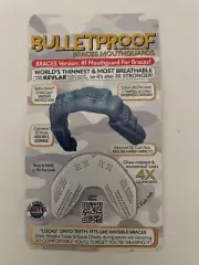 Bulletproof Braces Mouthguard World Thinnest Made with Kelvar 4X Stronger White