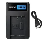 Battery Charger For Sony HDR-CX405, HDR-CX440, HDR-CX470 Handycam Camcorder