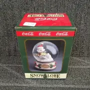1994 Coca-Cola Cap Sledding Snowglobe Collection Snowglobe