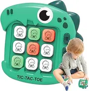 Brain Teasers for Kids,5 Modes Travel Board Puzzle Games Console | with Sound Feedback, Interactive Travel Toys for Family Bonding