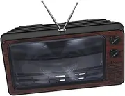 WATIIFUFU Screen Magnifier for Smartphone Retro Tv Appearance Eye-Safe Lenses Perfect Present Occasion