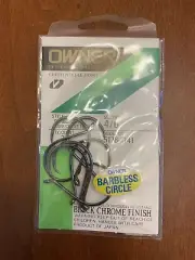 Owner 5176-141 SSW Up-Eye Circle Hook Size 4/0 Barbless