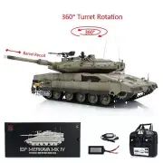 1/16 HengLong IR RC Tank Barrel Recoil 360°Turret Rotate IDF Merkava MK IV 3958