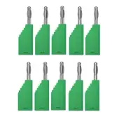 10pcs/Set Connector Plug J.10054 4mm Stackable Plug Banana Plug Face1453