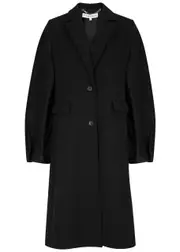JW Anderson Balloon-sleeve Twill Coat - Black - 10 (UK10 / S) 10 (UK10 / S)
