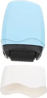 KALLORY Alteration of Confidentiality Seal Stamp Security Stamp Roller Identity Stamp Roller Address Blocker Stamp Security Roller Stamp Mail Address Blocker Plastic Sky-Blue