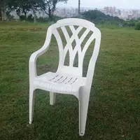 在飛比找蝦皮商城優惠-【BROTHER兄弟牌】台灣製高背塑膠椅白色/綠色4張入(高