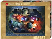 Heye Map Art Space World 1500pc Jigsaw Puzzle