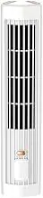 Standing Quiet Cooling Fan USB Rechargeable 3 Speed Electric Table Fan 1200mAh Mini Vertical Air Conditioner Bladeless Floor Air Cooler for Living Room Bedroom
