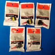 5x RadioShack Illuminated Toggle Switch Red LED 12v 20A 275-0010 SPST Panel
