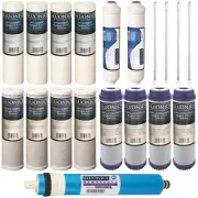 19 pcs Replacement Water Filter for our 6 Stage Reverse Osmosis System 100GPD